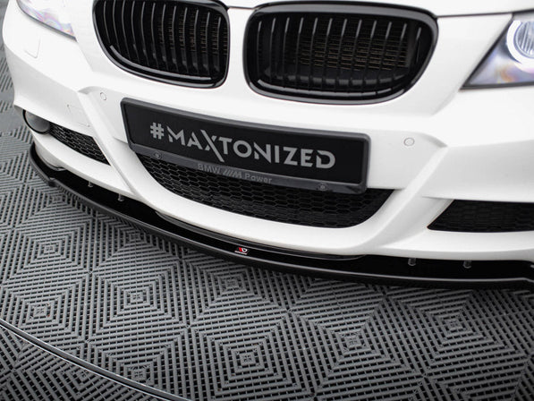 Maxton Design - Front Splitter V.1 BMW 3 Sedan / Touring M-Sport E90 / E91 Facelift