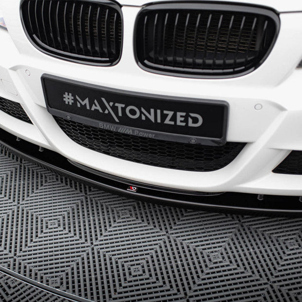 Maxton Design - Front Splitter V.1 BMW 3 Sedan / Touring M-Sport E90 / E91 Facelift