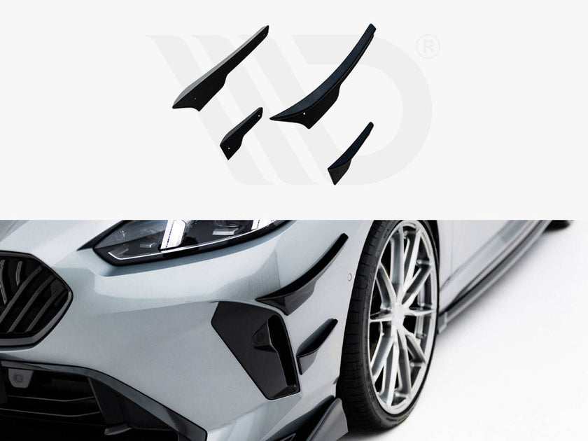 Maxton Design - Front Bumper Wings (Canards) BMW M135i F70 / BMW 1 M-Pack F70