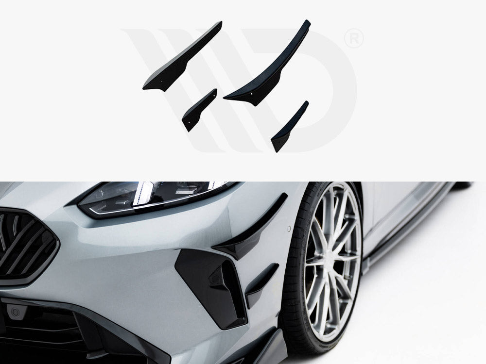 Maxton Design - Front Bumper Wings (Canards) BMW M135i F70 / BMW 1 M-Pack F70