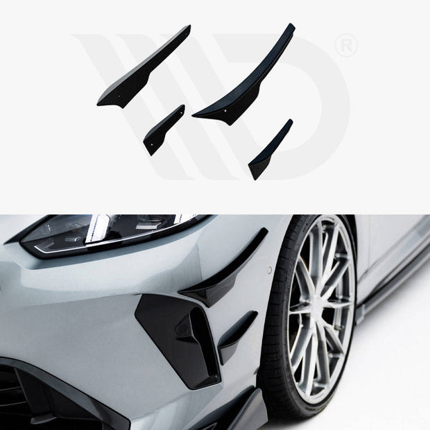 Maxton Design - Front Bumper Wings (Canards) BMW M135i F70 / BMW 1 M-Pack F70