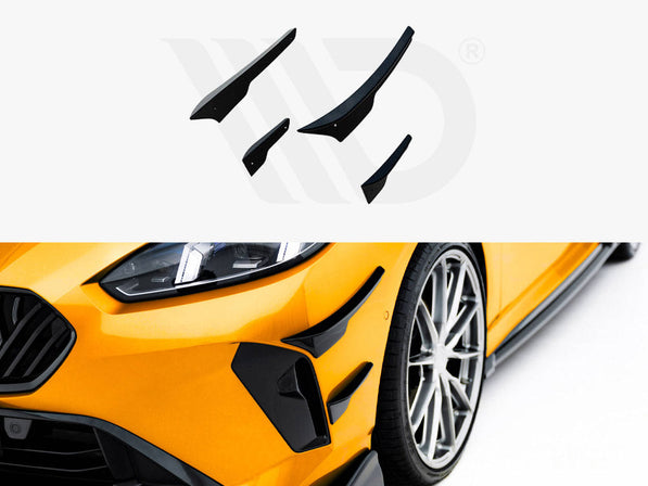 Maxton Design - Front Bumper Wings (Canards) BMW M135i F70 / BMW 1 M-Pack F70