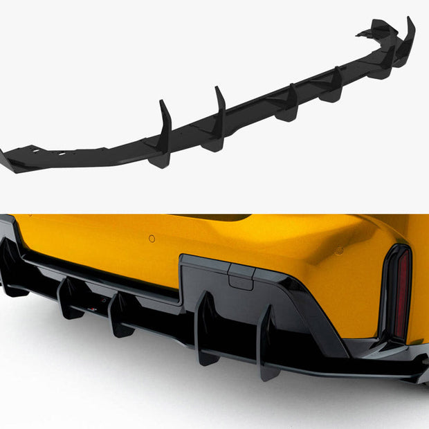 Maxton Design - Street PRO Rear Diffuser + Flaps BMW 1 M-Pack F70