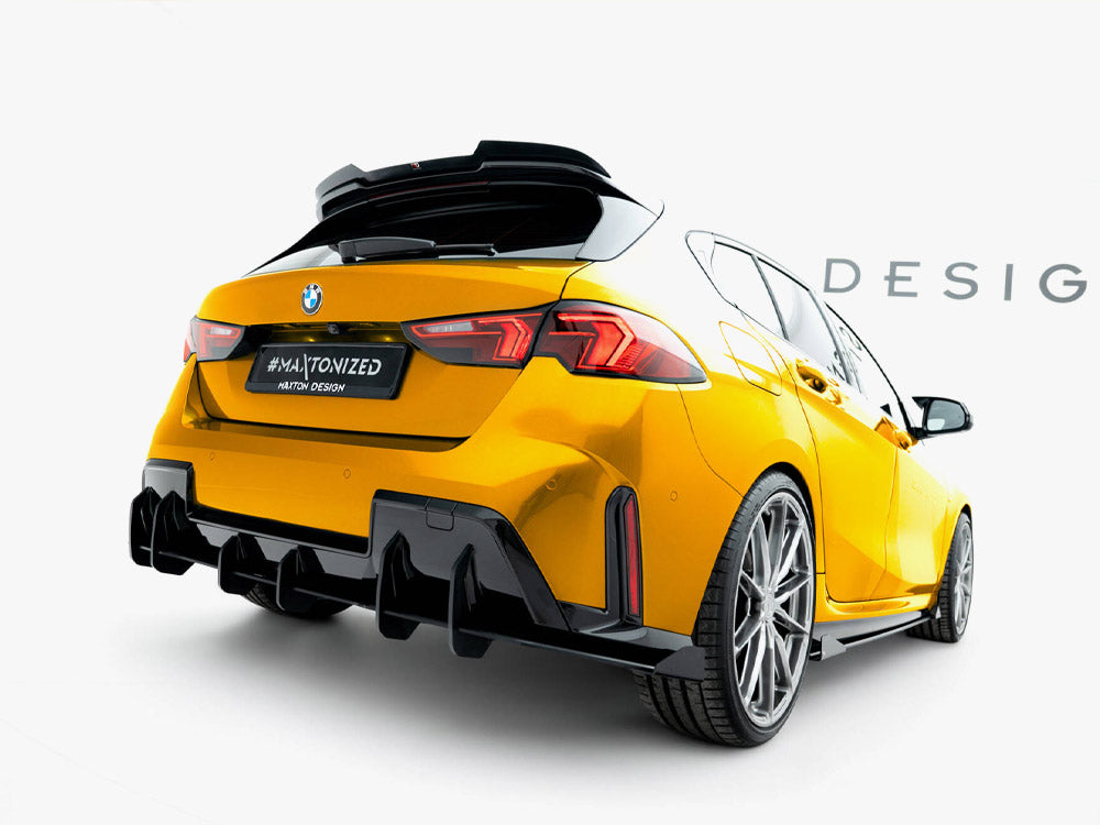 Maxton Design - Street PRO Rear Diffuser + Flaps BMW 1 M-Pack F70