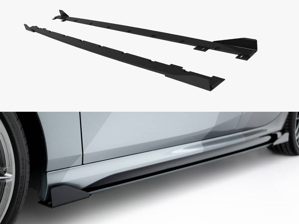 Maxton Design - Street PRO Side Skirts Diffusers + Flaps BMW M135i F70