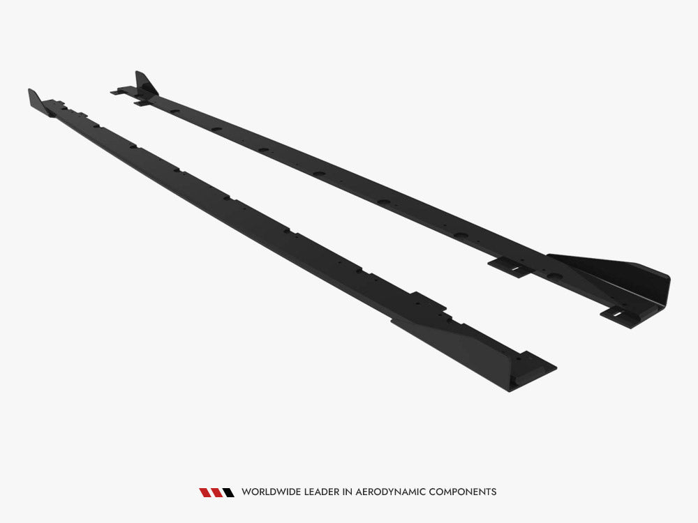 Maxton Design - Street PRO Side Skirts Diffusers + Flaps BMW M135i F70