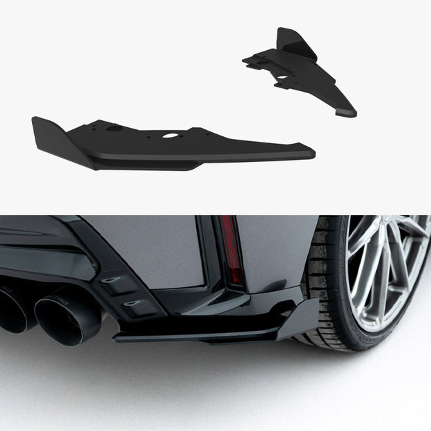 Maxton Design - Street PRO Rear Side Splitters V.2 + Flaps BMW M135i F70