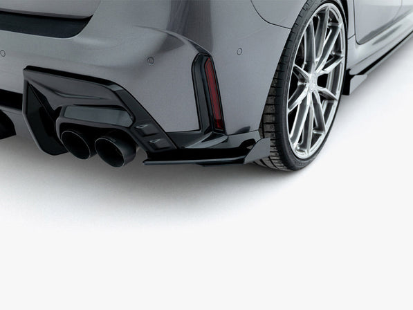 Maxton Design - Street PRO Rear Side Splitters V.2 + Flaps BMW M135i F70