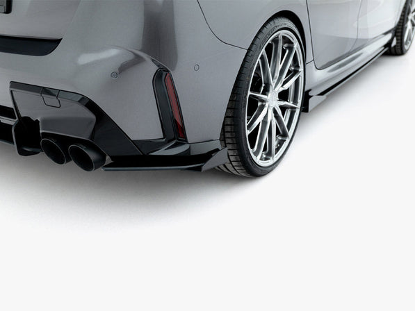 Maxton Design - Street PRO Rear Side Splitters V.1 + Flaps BMW M135i F70