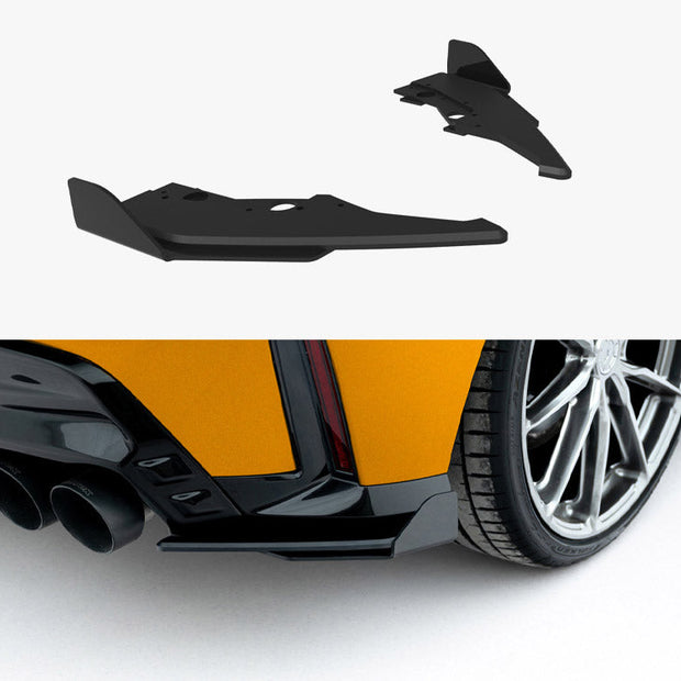 Maxton Design - Street PRO Rear Side Splitters V.2 + Flaps BMW M135i F70