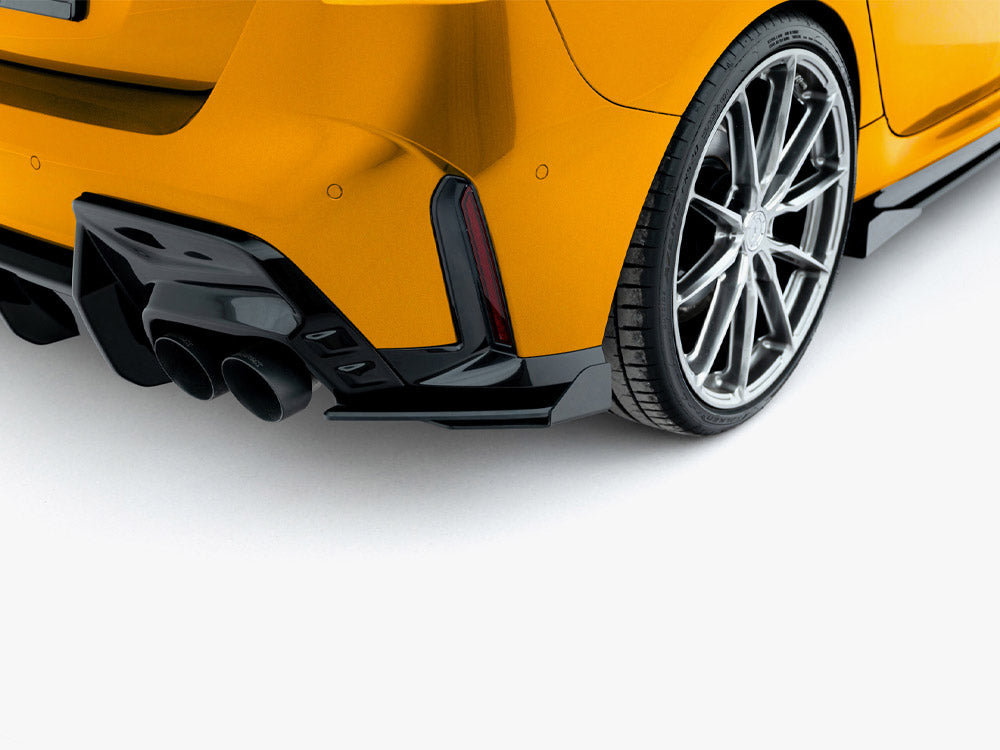 Maxton Design - Street PRO Rear Side Splitters V.2 + Flaps BMW M135i F70