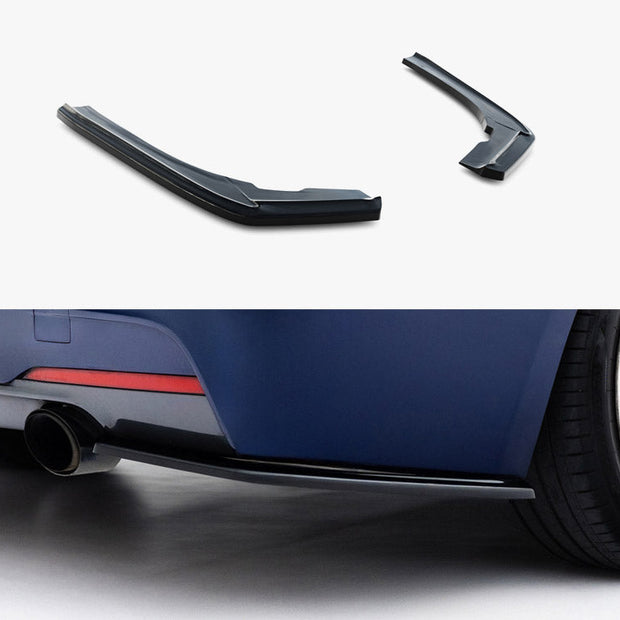 Maxton Design - Rear Side Splitters BMW 3 M-Pack Sedan / Touring F30 / F30 Facelift / F31 / F31 / F31 Facelift