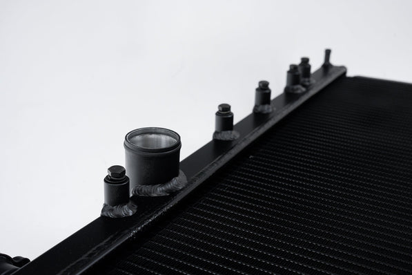 CSF 02-07 Subaru Impreza WRX/STI All-Aluminum Radiator - w/ filler neck - Black