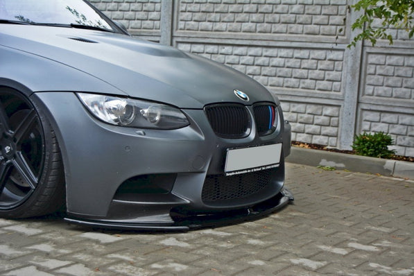 Maxton Design - FRONT SPLITTER BMW M3 E92 / E93 (PREFACE MODEL FITS M PERFORMANCE SPLITTERS)