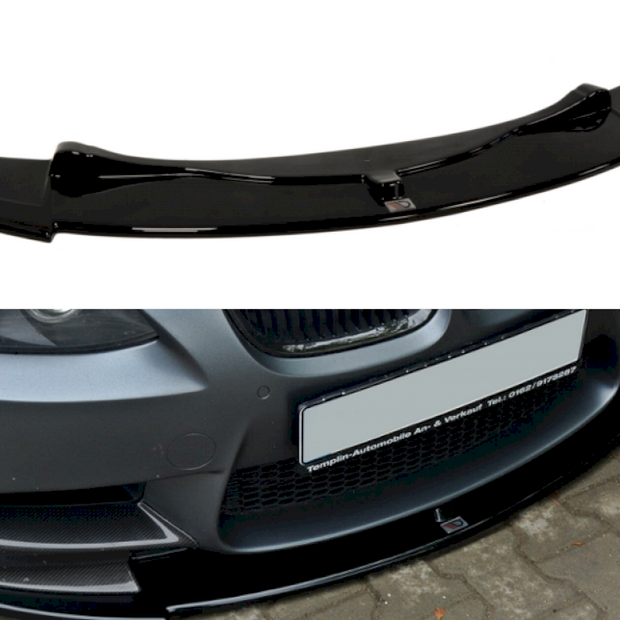 Maxton Design - FRONT SPLITTER BMW M3 E92 / E93 (PREFACE MODEL FITS M PERFORMANCE SPLITTERS)