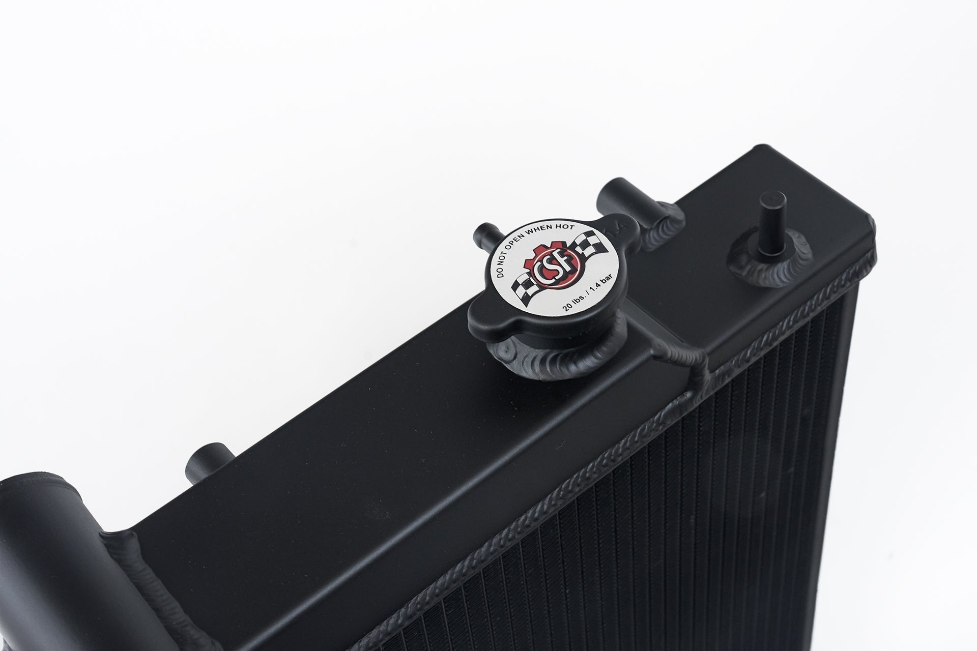 CSF 08-14 Subaru WRX / STI / 15-21 Subaru WRX 2-Row 42mm Race-Spec Radiator - Black