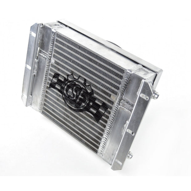 CSF 13.8in x 10in Dual Fluid Bar & Plate HD Oil Cooler w/9in SPAL Fan