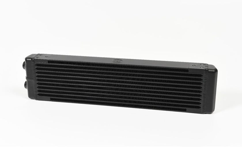 CSF Universal Dual-Pass Oil Cooler / IROC Porsche / M22x1.5 / 24L x 5.75H x 2.16W