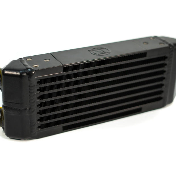 CSF Universal Dual-Pass Oil Cooler - M22 x 1.5 connections - 13L x 4.75H x 2.16W