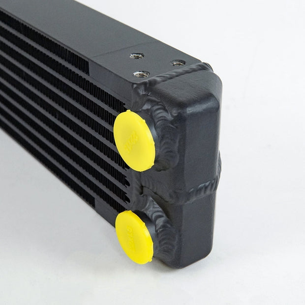 CSF Universal Dual-Pass Oil Cooler / RS Porsche / M22 x 1.5 / 22L x 4.75H x 2.16W