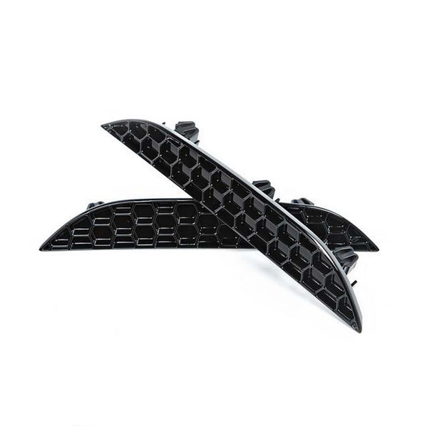 Acexxon BMW M5 Honeycomb Rear Reflector Inserts In Gloss Black (F90)