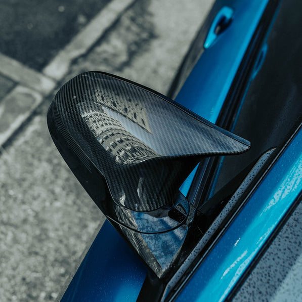 MHC+ BMW M3/M4/M2 Competition RHD Wing Mirror Covers In Pre Preg Carbon Fibre (F80/F82/F83/F87)