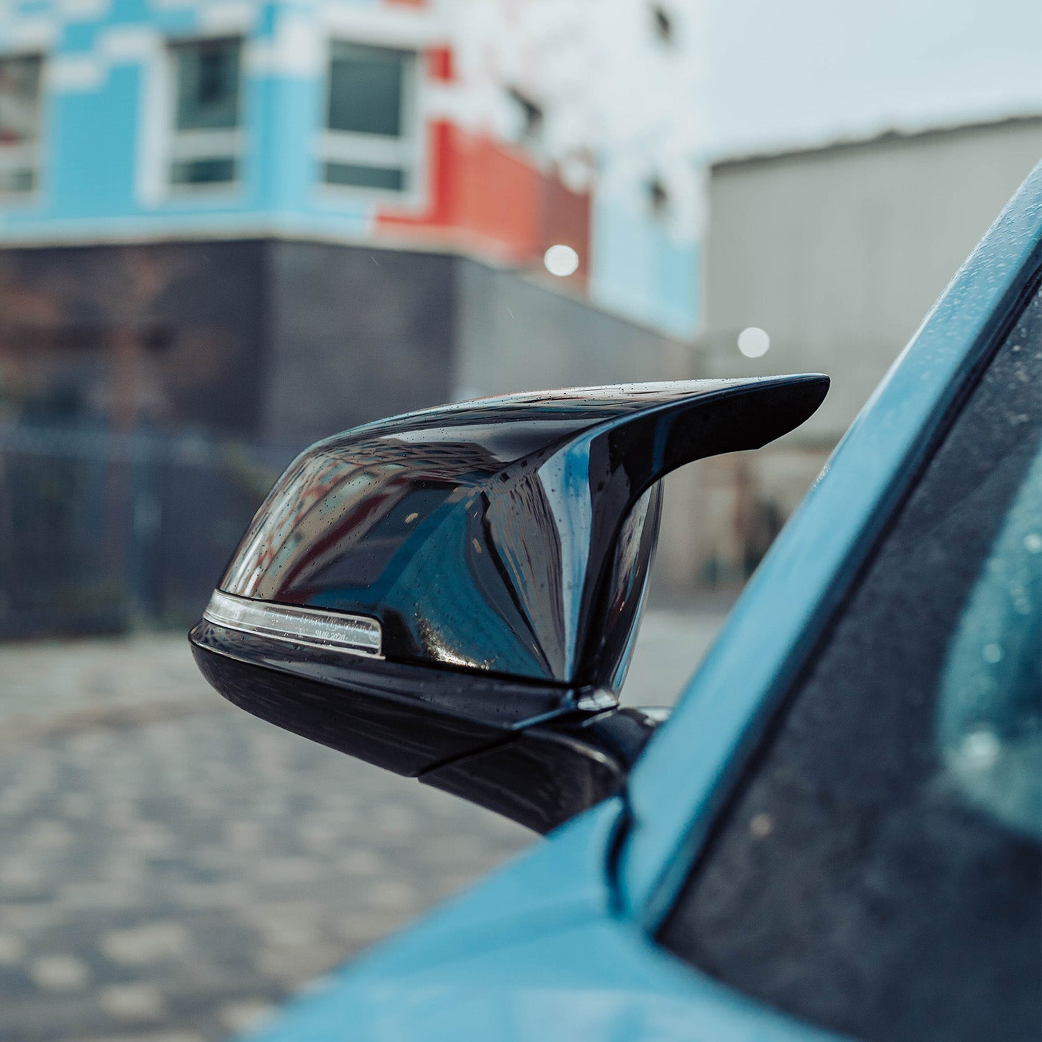 MHC Black BMW M Style Wing Mirror Replacement Covers In Gloss Black