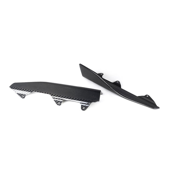 MHC+ BMW M2 F87 Performance Style Side Winglets In Gloss Pre Preg Carbon Fibre (F87 inc Competition)