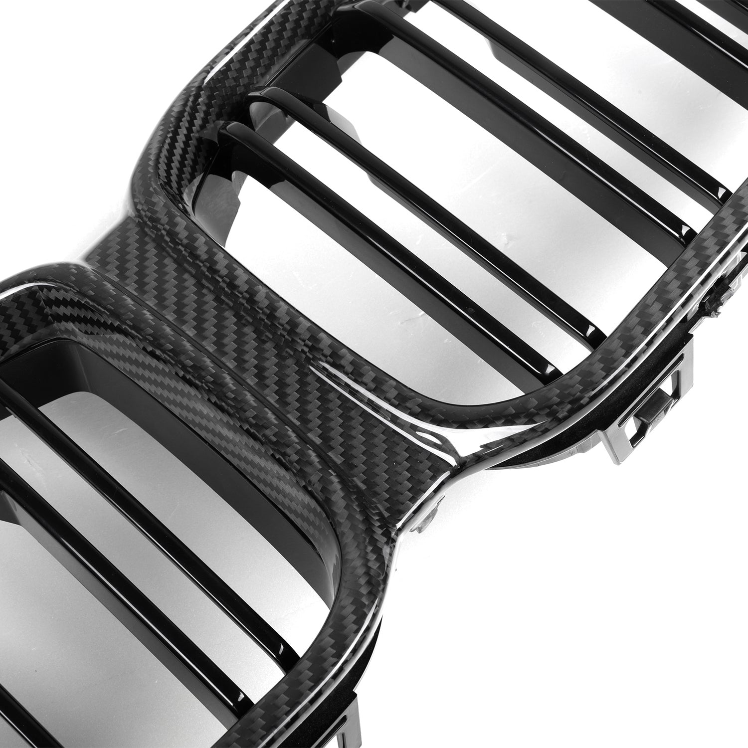 MHC+ BMW F87 M2 Competition Premium Front Grille In Pre Preg Carbon Fibre & Gloss Black (2018-2020)