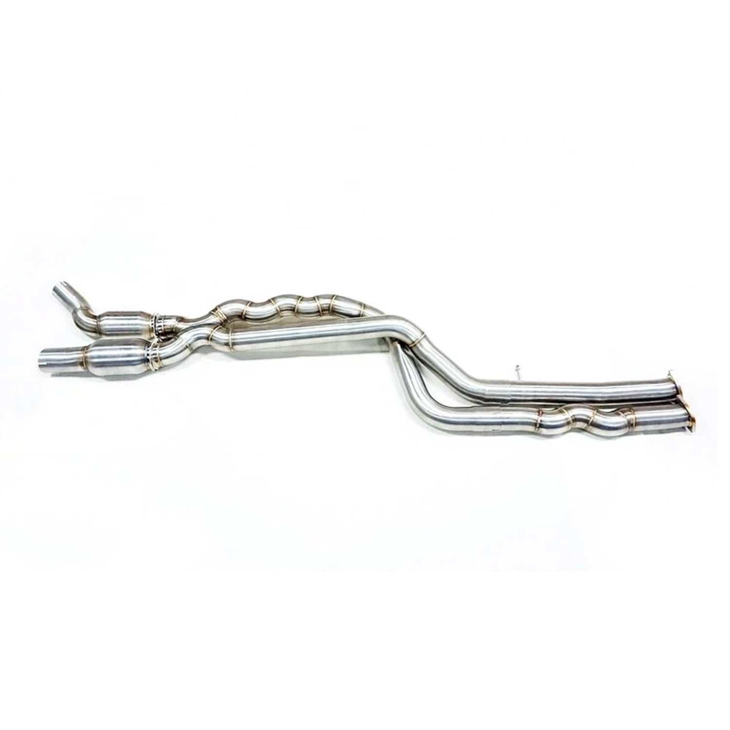 BMW F87 M2 Competition S55 Resonated Equal Length Midpipe & Under Brace