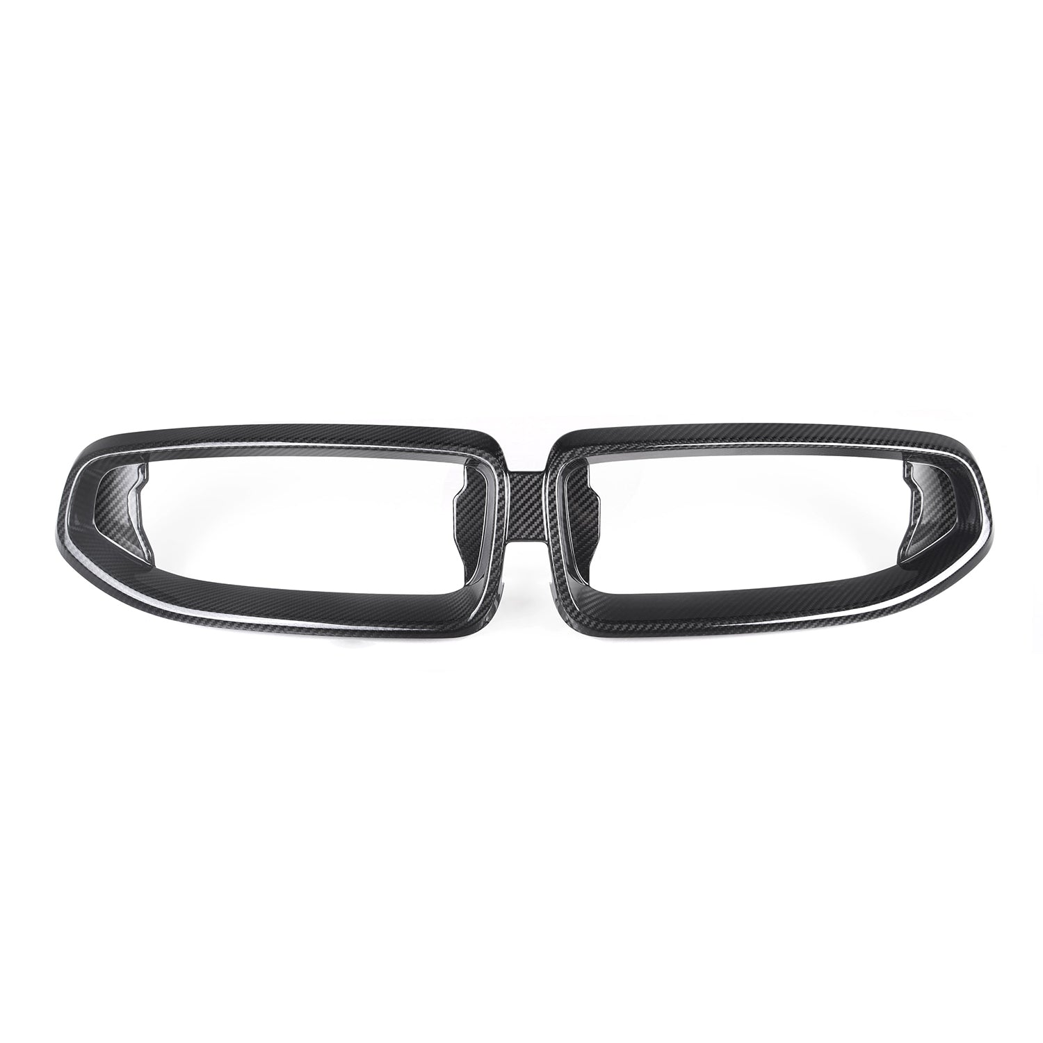 MHC+ BMW 2 Series Front Grille Surround In Gloss Pre Preg Carbon Fibre (G42 inc. M240i)