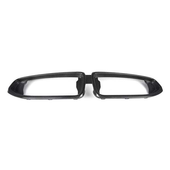 MHC+ BMW 2 Series Front Grille Surround In Gloss Pre Preg Carbon Fibre (G42 inc. M240i)