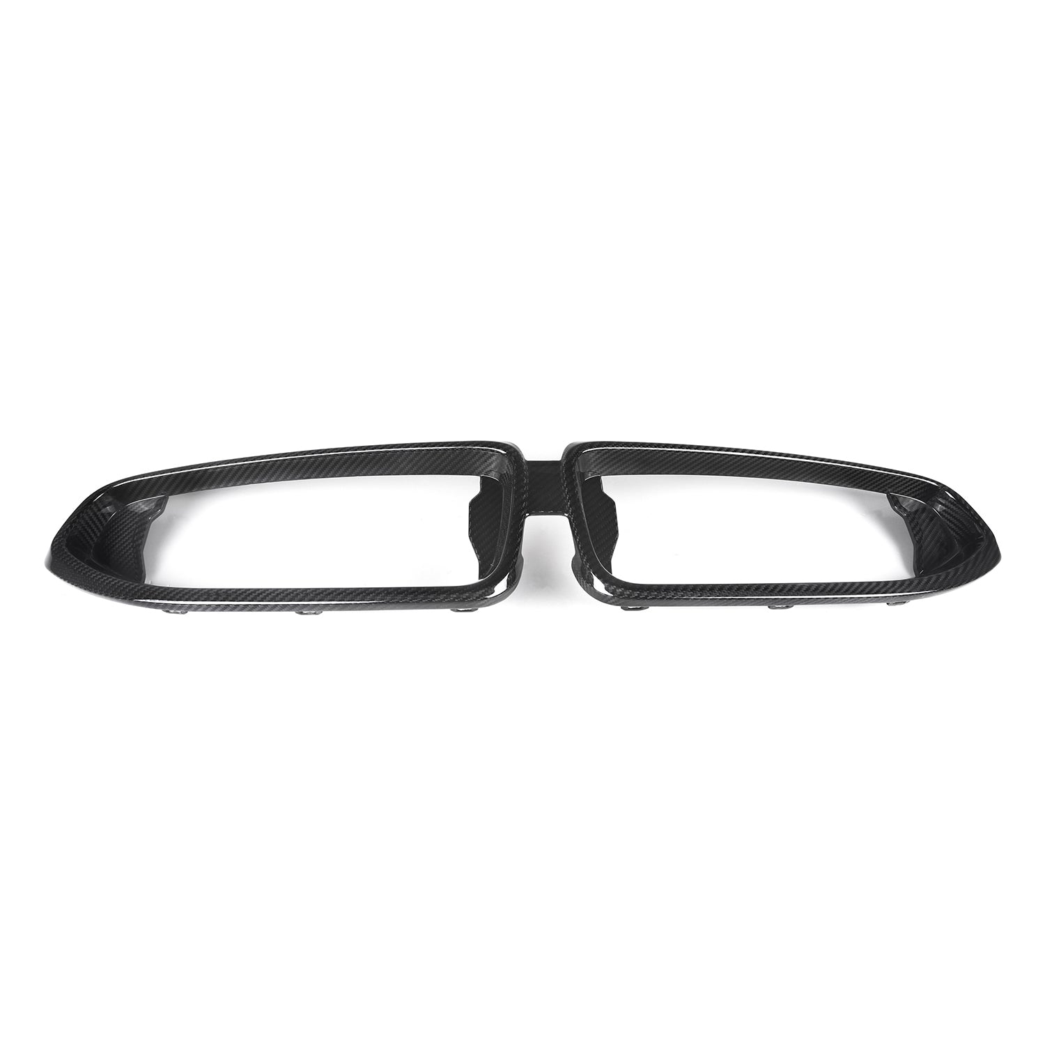 MHC+ BMW 2 Series Front Grille Surround In Gloss Pre Preg Carbon Fibre (G42 inc. M240i)