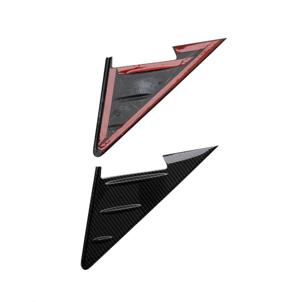 BMW G87 M2 Window Triangle Mirror Side Trims In Carbon Fibre