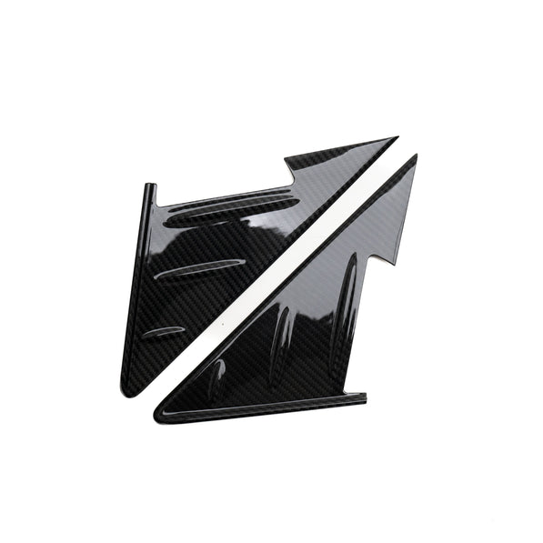 BMW G87 M2 Window Triangle Mirror Side Trims In Carbon Fibre