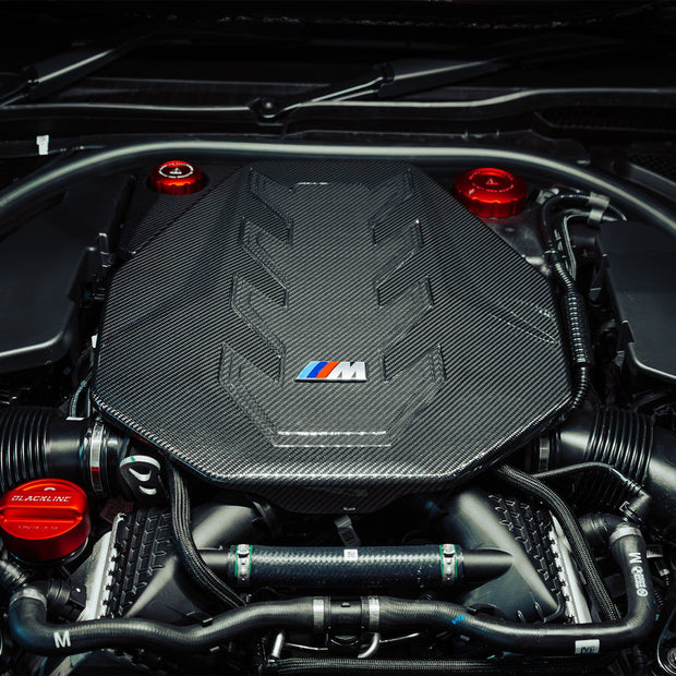 BMW G90 & G99 M5 S68 Gloss Carbon Fibre Engine Cover