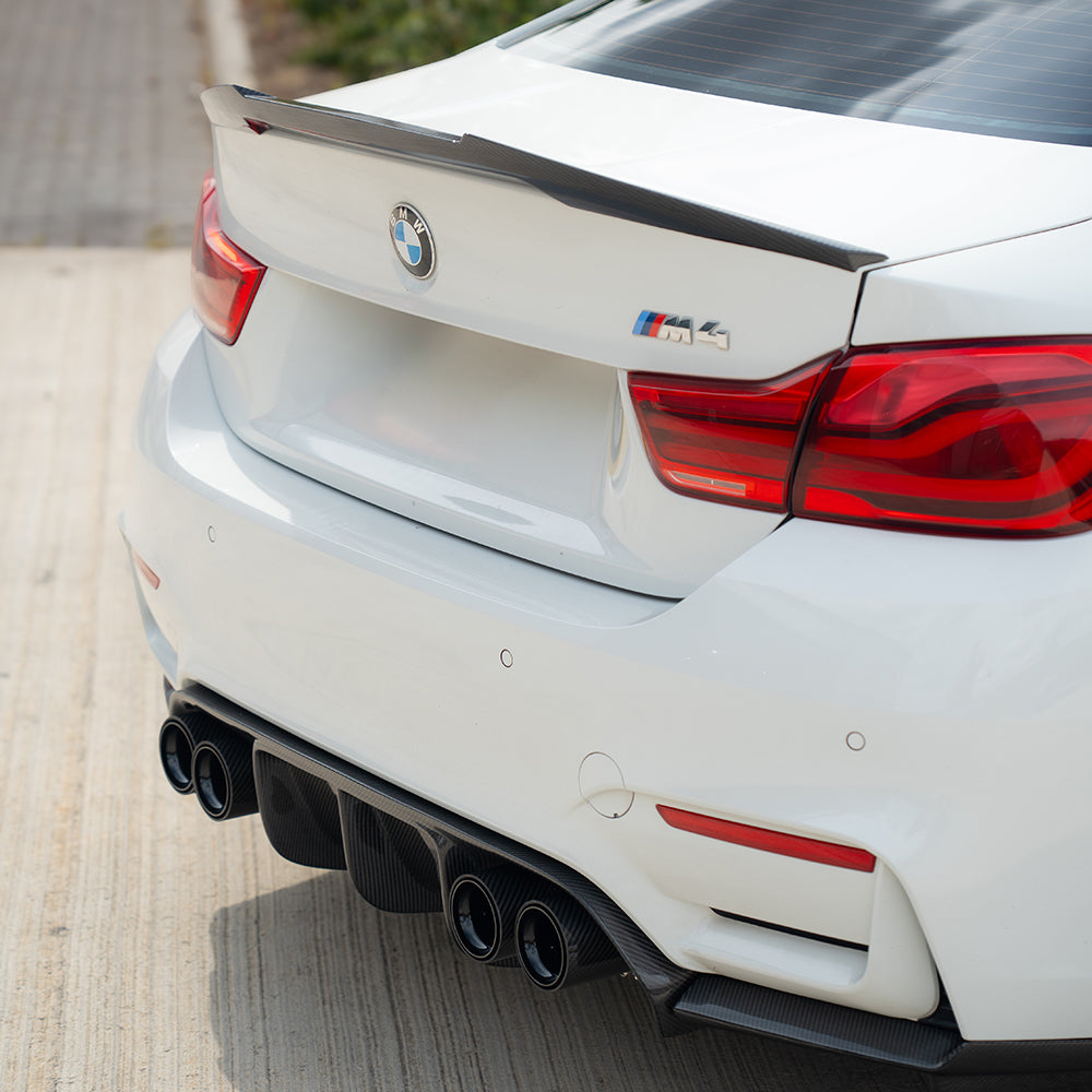 BMW M3/M4 F80/F82/F83 CARBON FIBRE DIFFUSER - V2