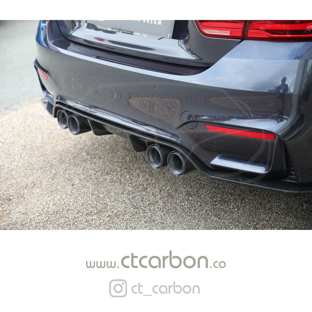 BMW M3/M4 (F80 F82 F83) CARBON FIBRE DIFFUSER - 3D STYLE