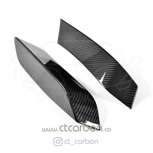 BMW M3/M4 (F80 F82 F83) UPPER FRONT CARBON FIBRE CANARDS
