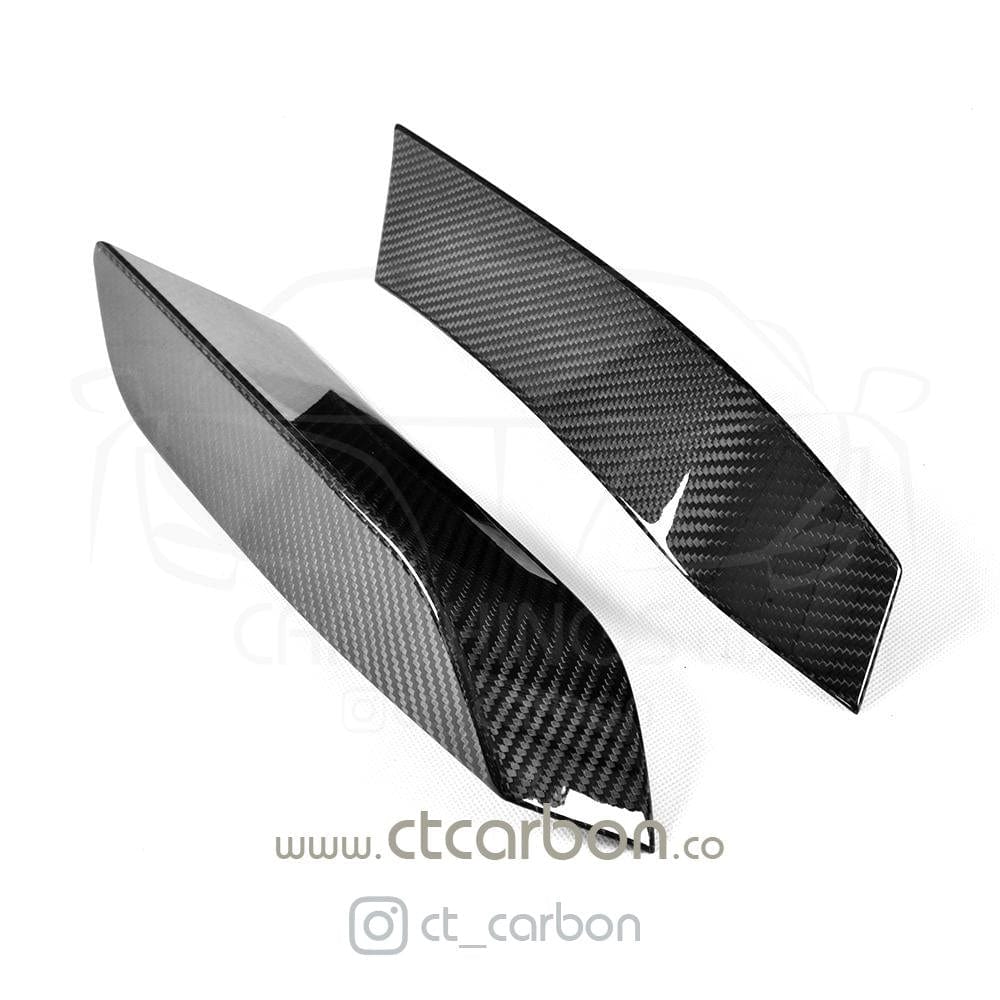 BMW M3/M4 (F80 F82 F83) UPPER FRONT CARBON FIBRE CANARDS