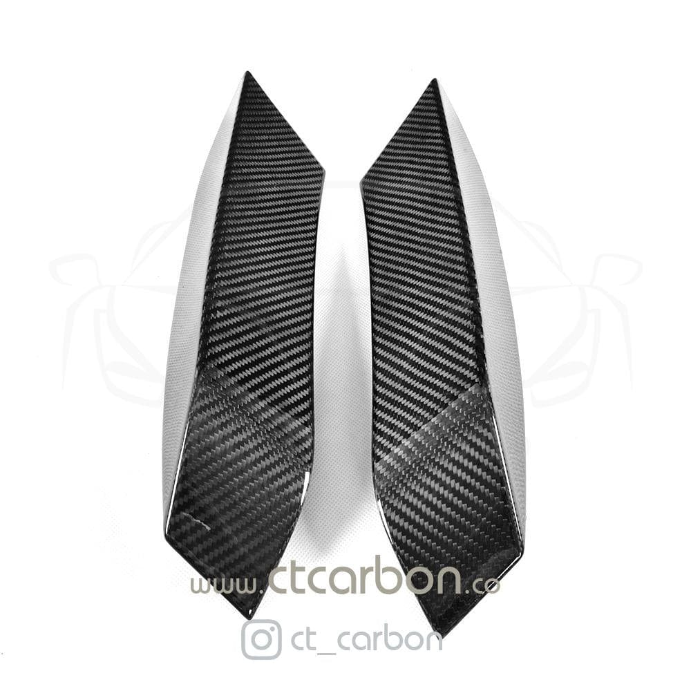 BMW M3/M4 (F80 F82 F83) UPPER FRONT CARBON FIBRE CANARDS