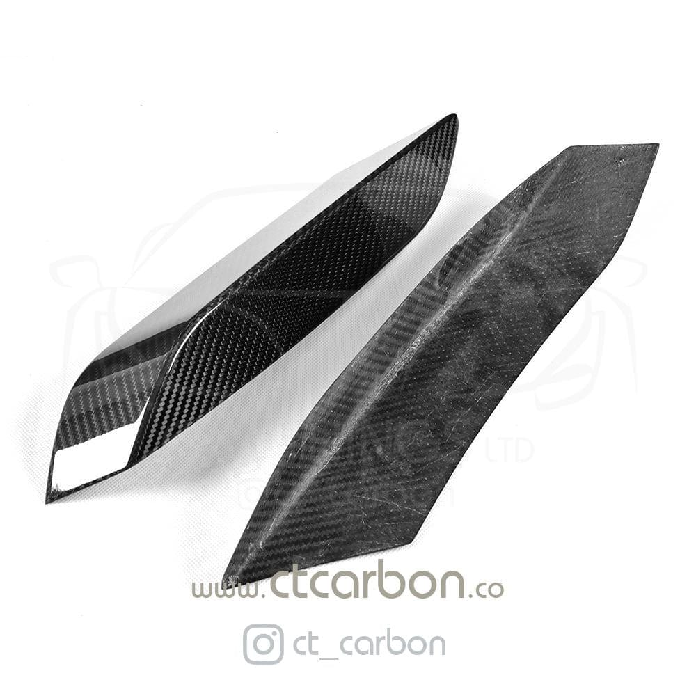 BMW M3/M4 (F80 F82 F83) UPPER FRONT CARBON FIBRE CANARDS