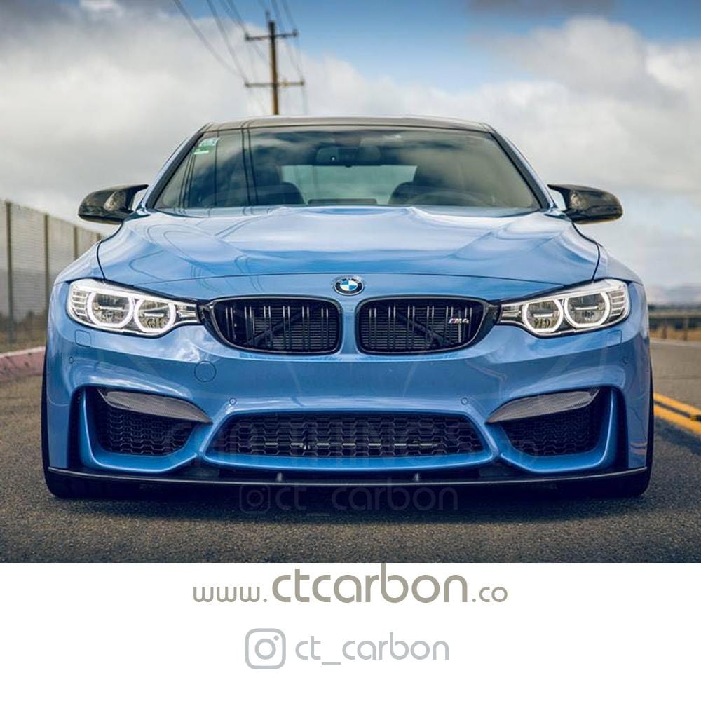 BMW M3/M4 (F80 F82 F83) UPPER FRONT CARBON FIBRE CANARDS