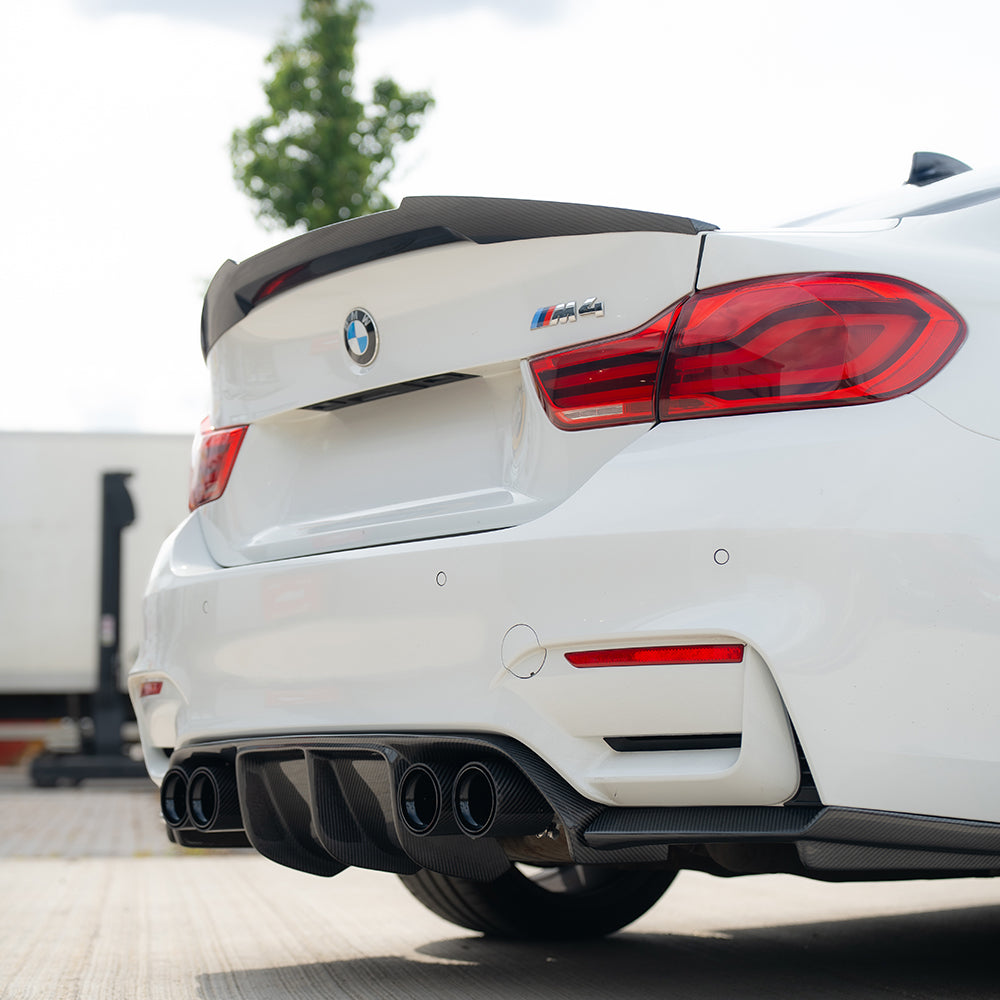 BMW M3/M4 F80/F82/F83 CARBON FIBRE DIFFUSER - V2