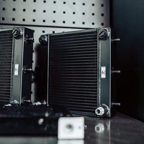 CSF BMW M3/M4/M2 Competition Auxiliary Radiators w/ Rock Guards (F80/F82/F83/F87) Sold Individually