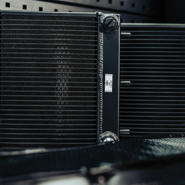 CSF BMW M3/M4/M2 Competition Auxiliary Radiators w/ Rock Guards (F80/F82/F83/F87) Sold Individually