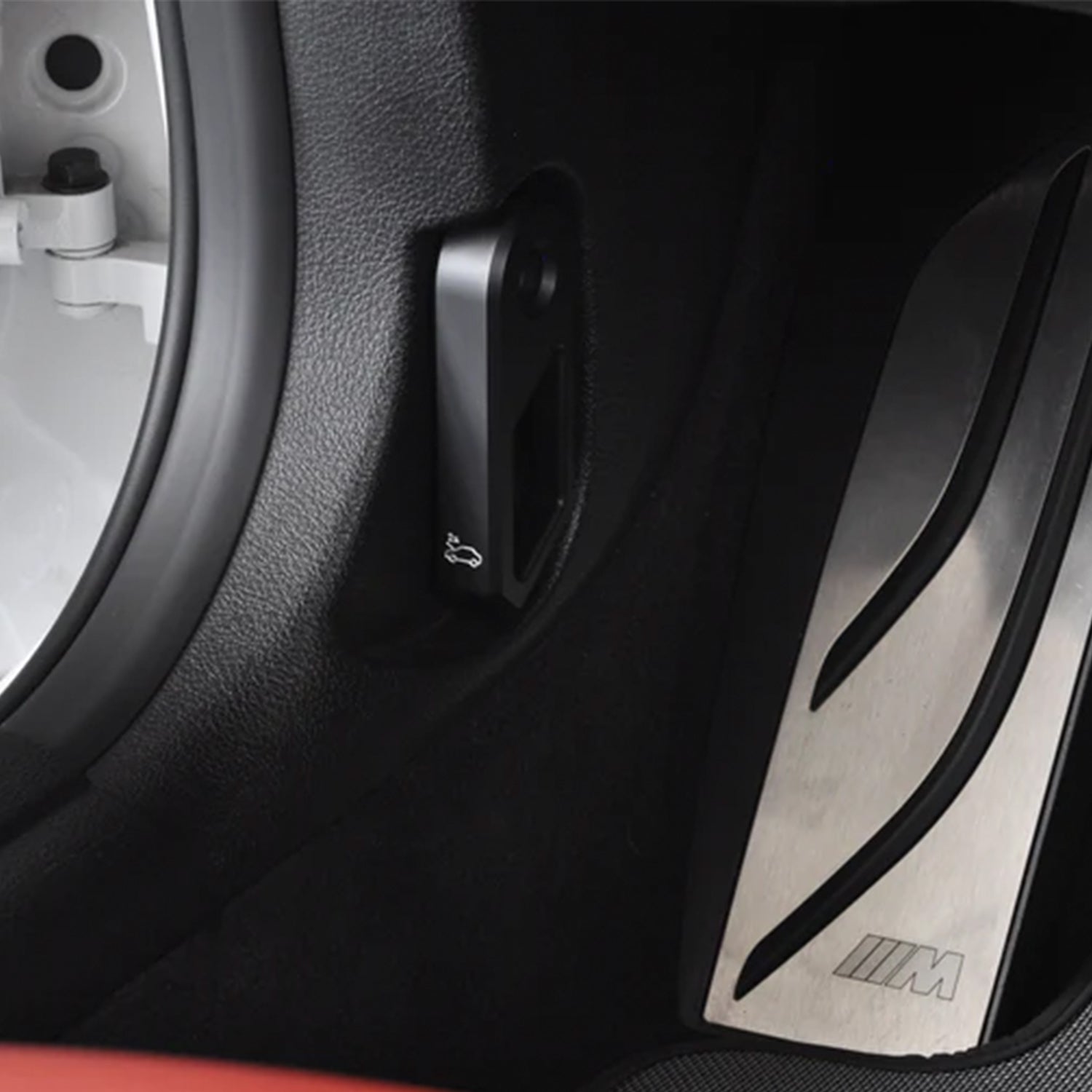 Carbonex BMW F Series Bonnet Hood Latch Handle In Black (1-4 Series including M Cars)