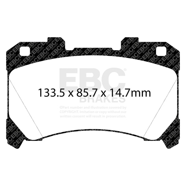 EBC RP-X Track & Race Front Brake Pads For Toyota GR Yaris (Mk4 2020+) DP82430RPX