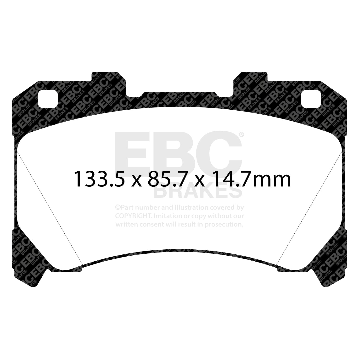 EBC RP-X Track & Race Front Brake Pads For Toyota GR Yaris (Mk4 2020+) DP82430RPX