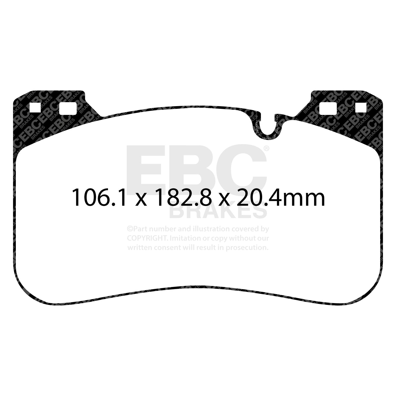 EBC Racing RP-X Front Brake Pads For BMW F90 M5, F92 M8, F95 X5M & F96 X6M DP82331RPX